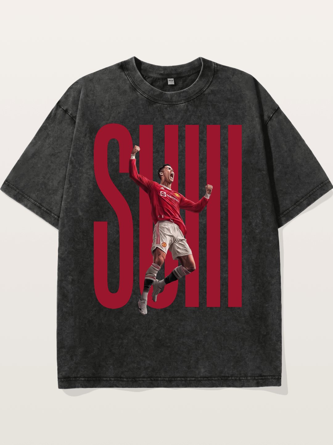 Ronaldo Manchester United Goal Pose Washed T-shirt
