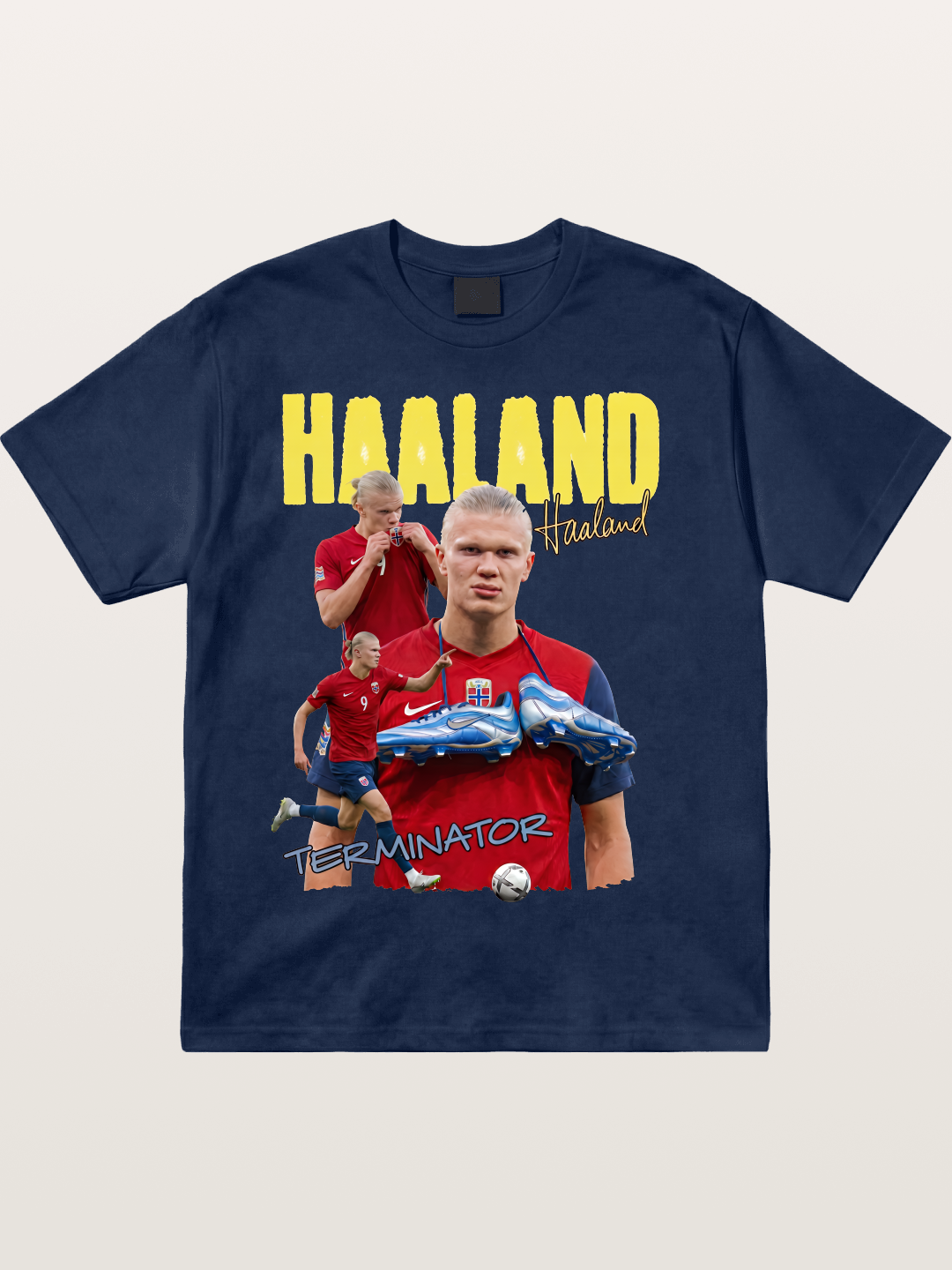 Erling Haaland H9 Poster Cotton T-shirt