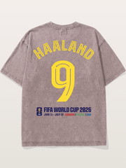 Haaland 9 World Cup 2026 Washed T-shirt