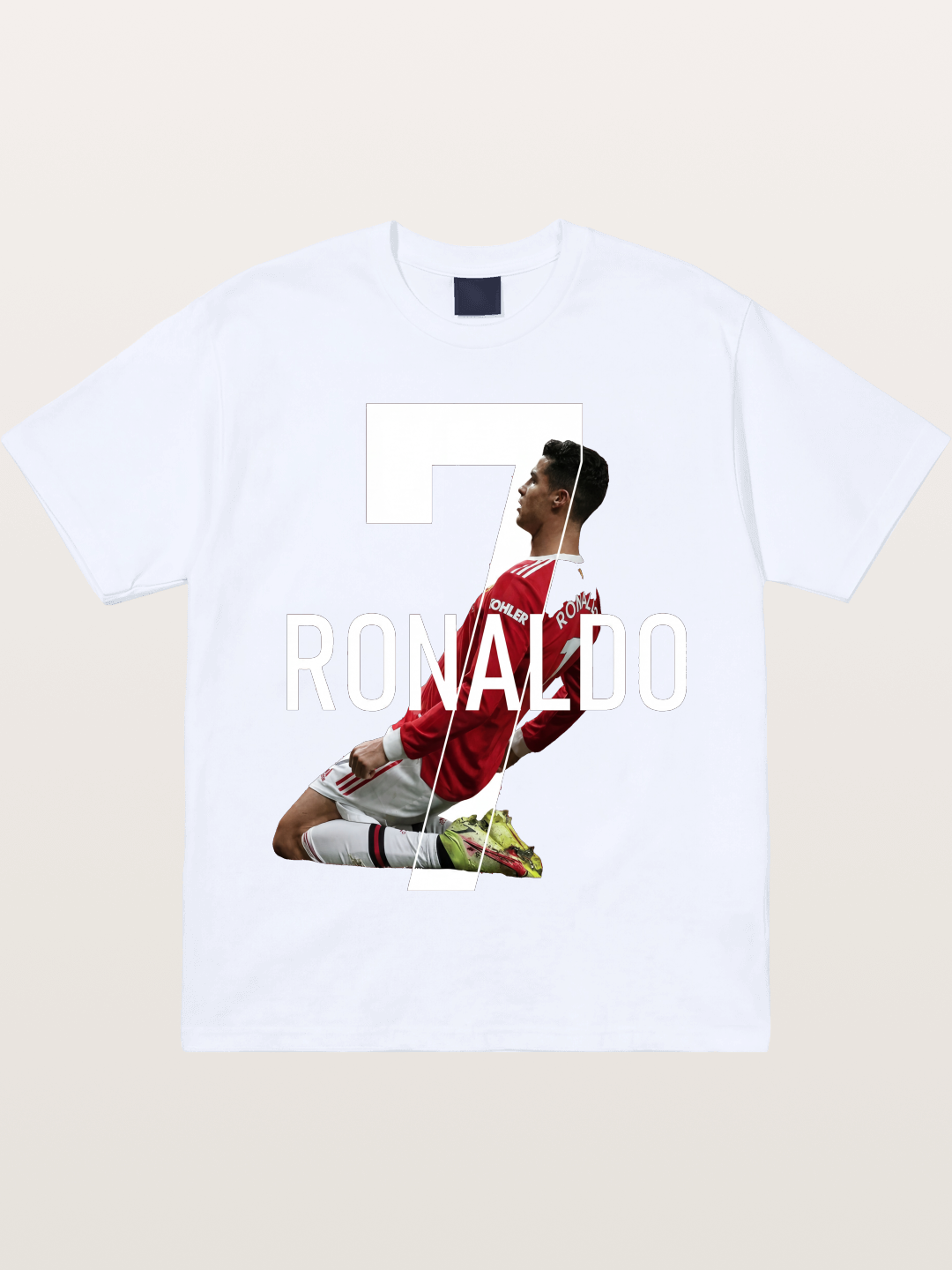 Ronaldo Red Jersey Celebration Pose Gildan T-shirt