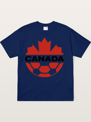 Canada Soccer Maple Leaf Logo Soft-Stay T-shirt