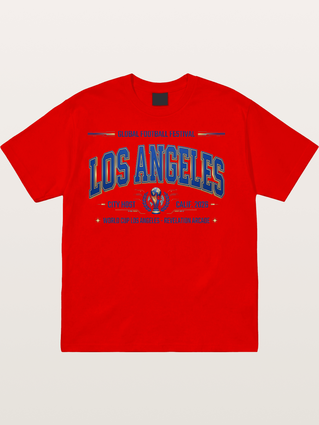 Los Angeles 2026 WC Badge Cotton T-shirt