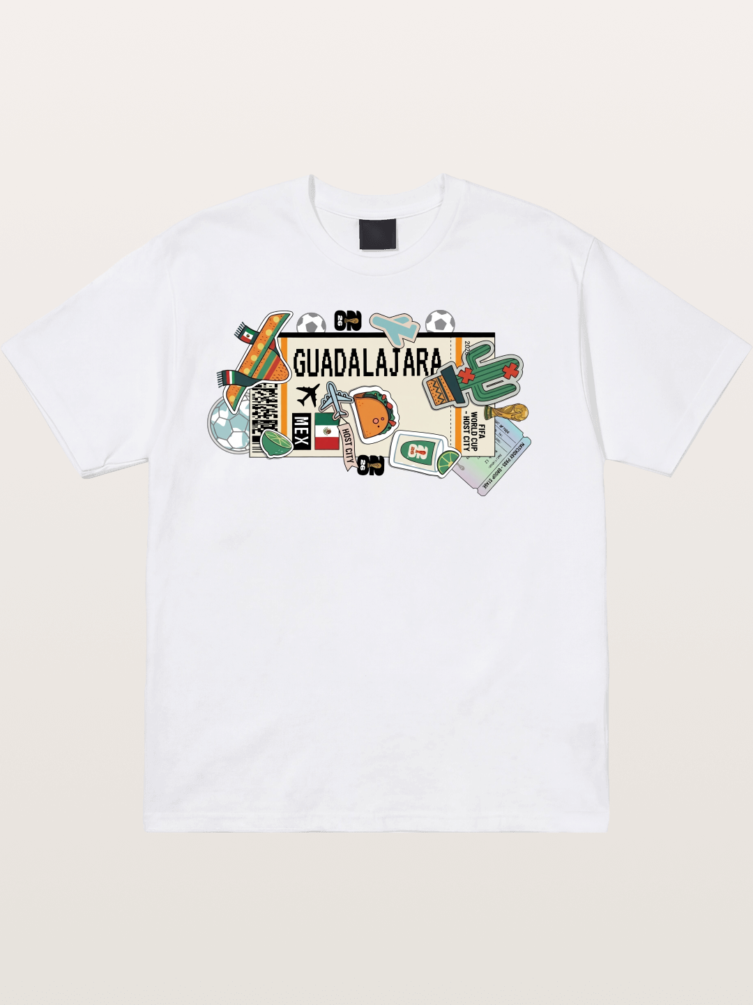 Guadalajara Mexican Culture Art Cotton T-shirt