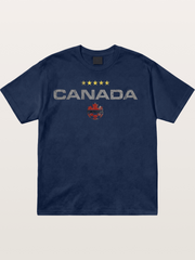 Canada Soccer Team Crest Cotton T-shirt