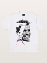 Cristiano Ronaldo 7 Number Montage Cotton T-shirt