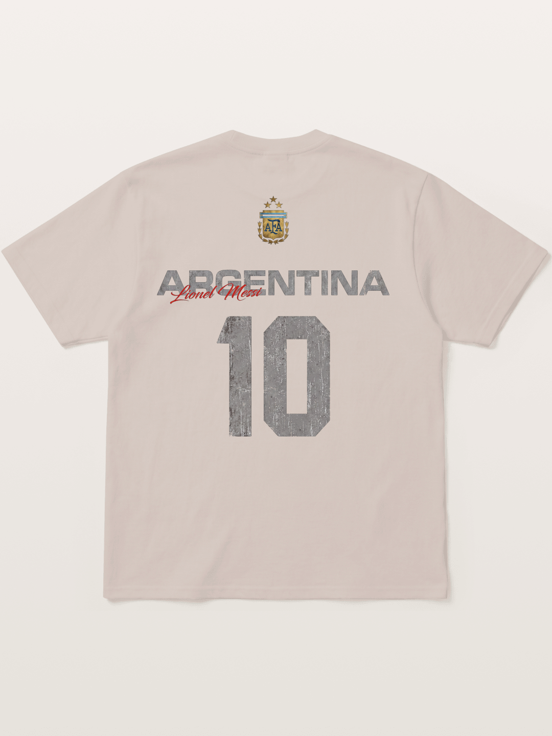 Argentina Messi 10 Retro Cotton T-shirt