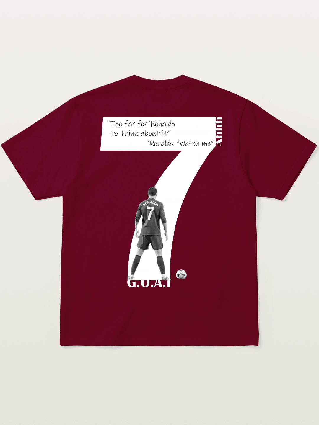 Ronaldo #7 Watch Me Quote Gildan T-shirt