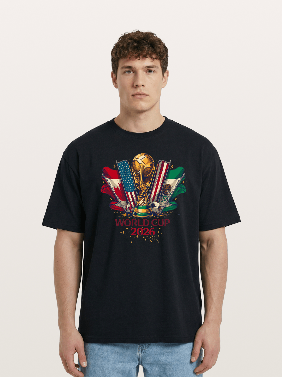 2026 WC World Flags Poster Cotton T-shirt