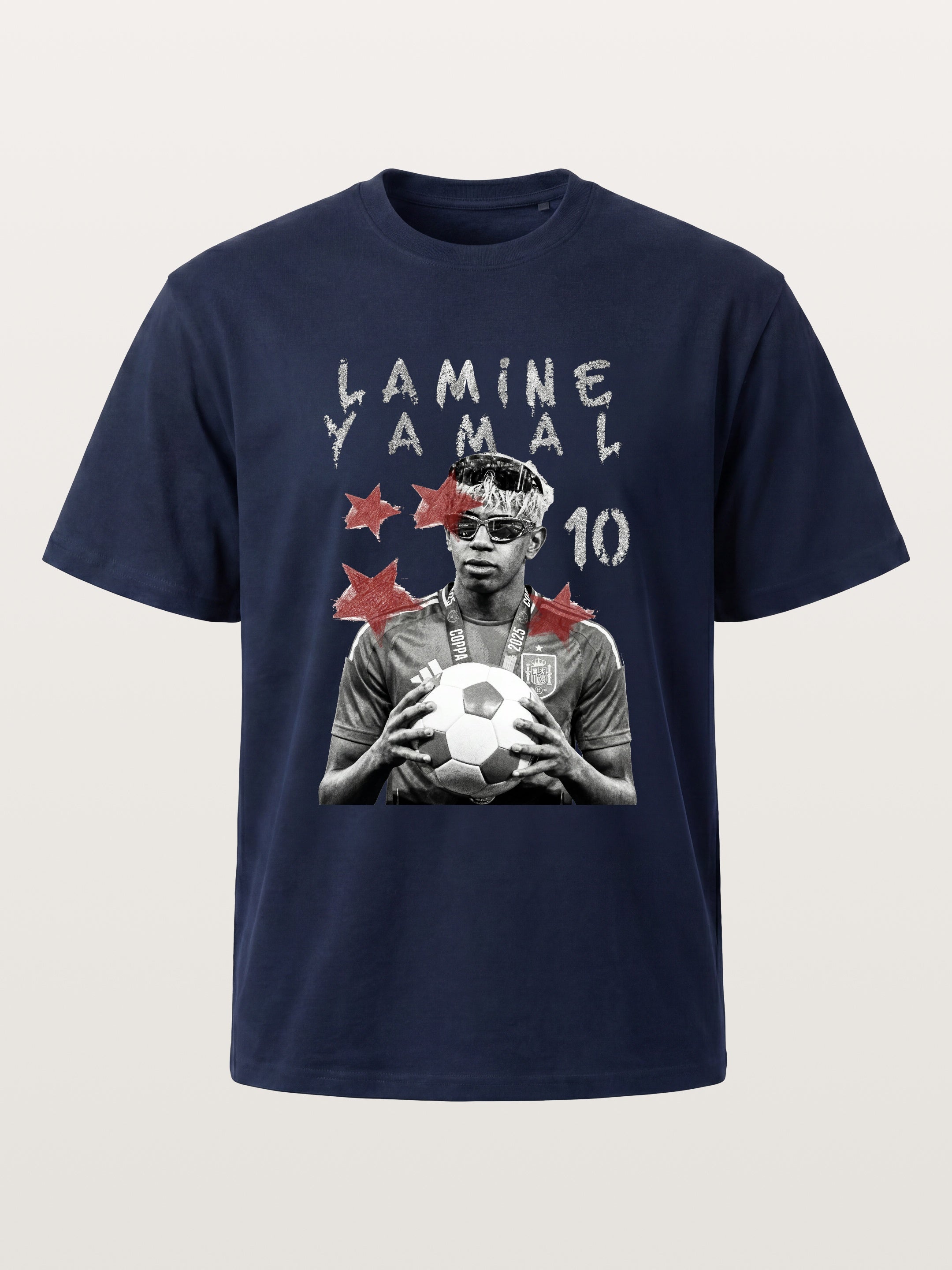 Lamine Yamal 2025 Star Card Cotton T-shirt