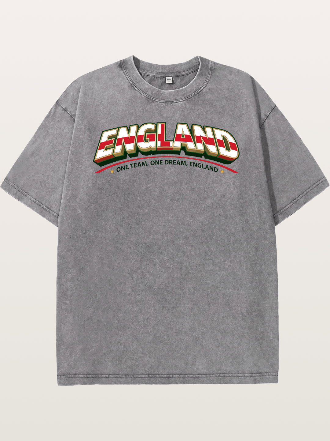 England Retro Team Logo WC Washed T-shirt