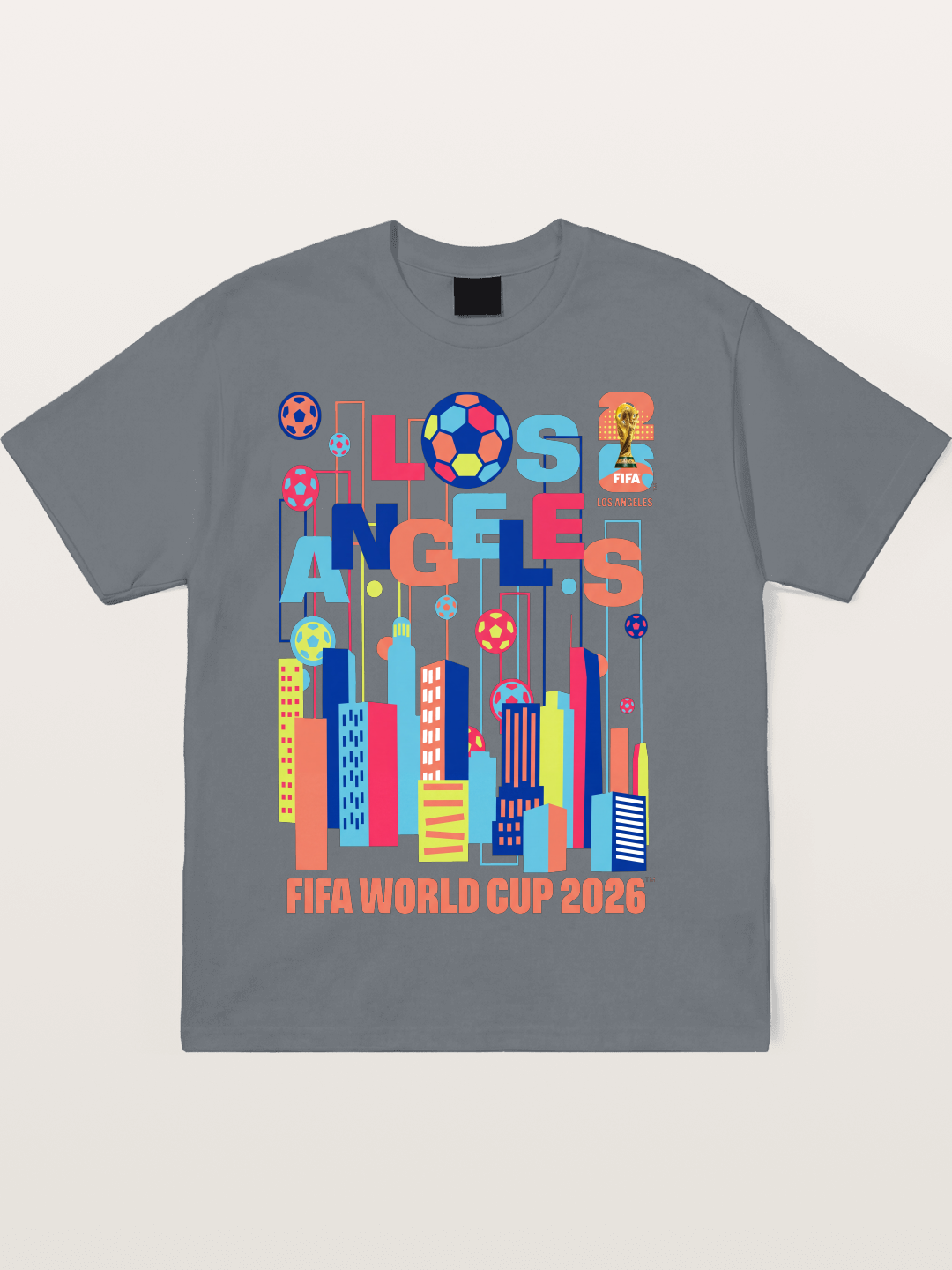 Los Angeles WC 2026 Cityscape Design Cotton T-shirt