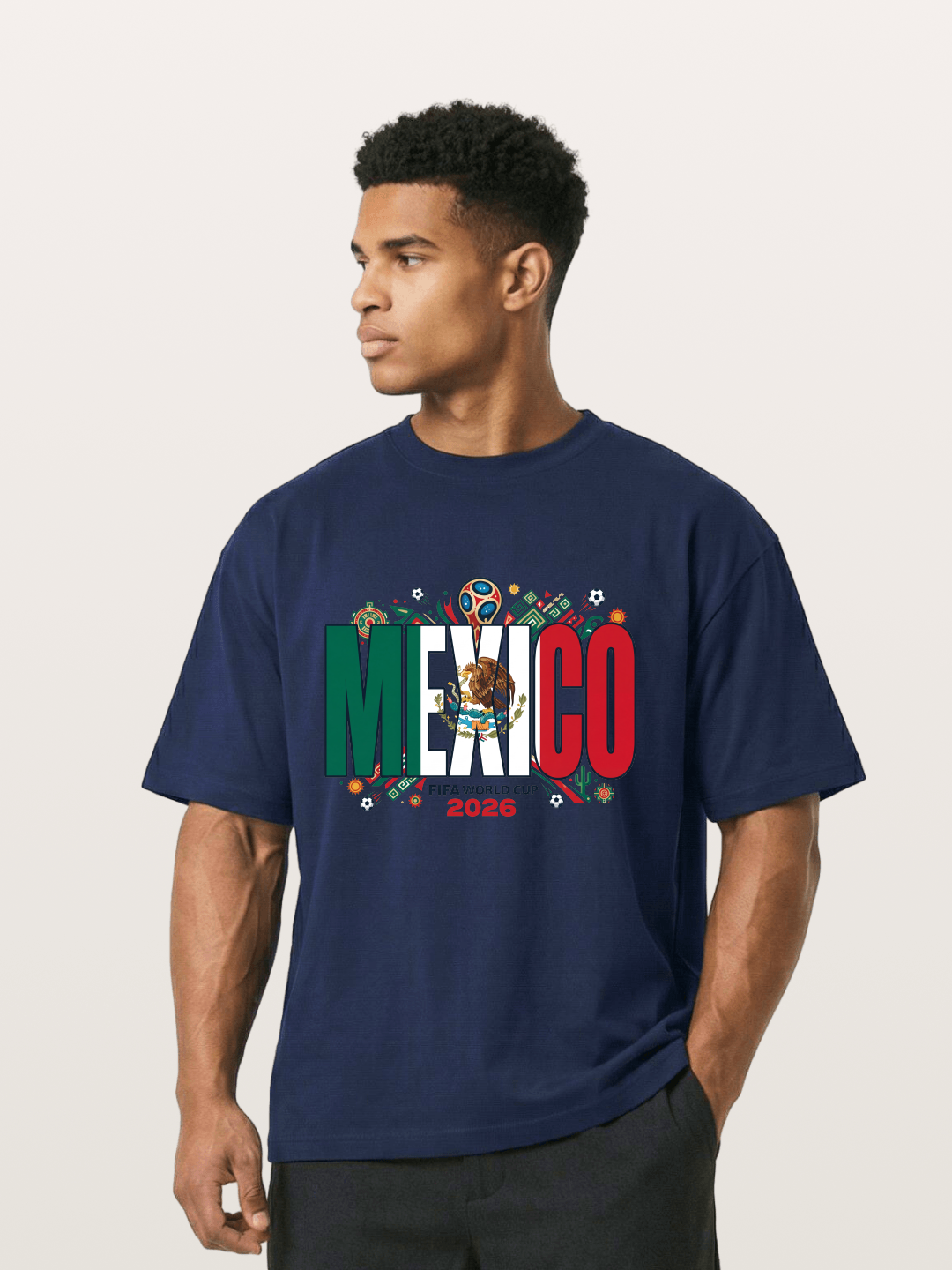 Mexico 2026 World Cup Lettering Gildan T-shirt