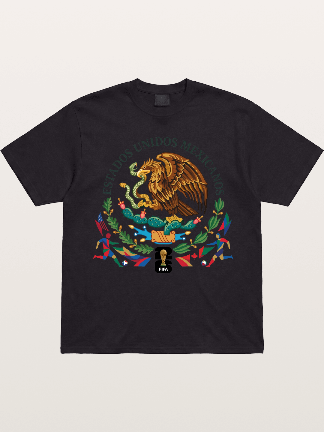 Mexican Eagle World Cup Art Gildan T-shirt