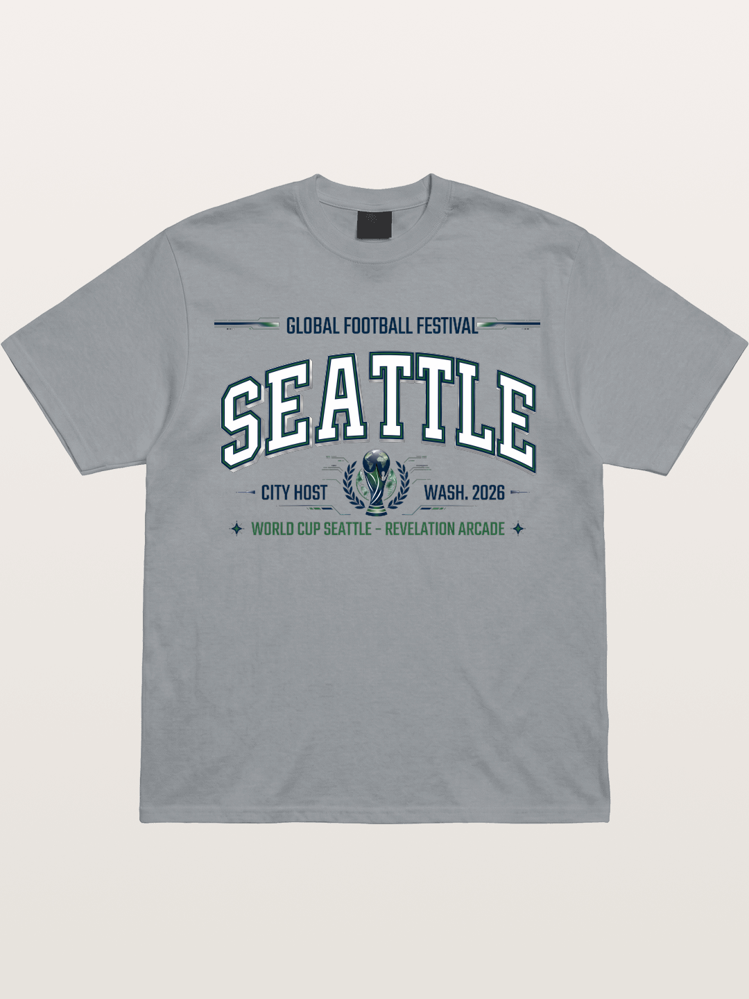 Seattle 2026 WC Host Print Gildan T-shirt