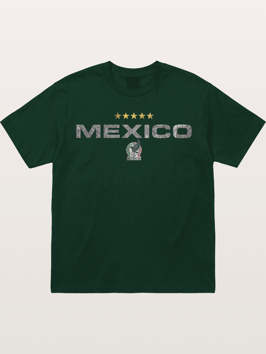Mexico Football Retro Logo Gildan T-shirt