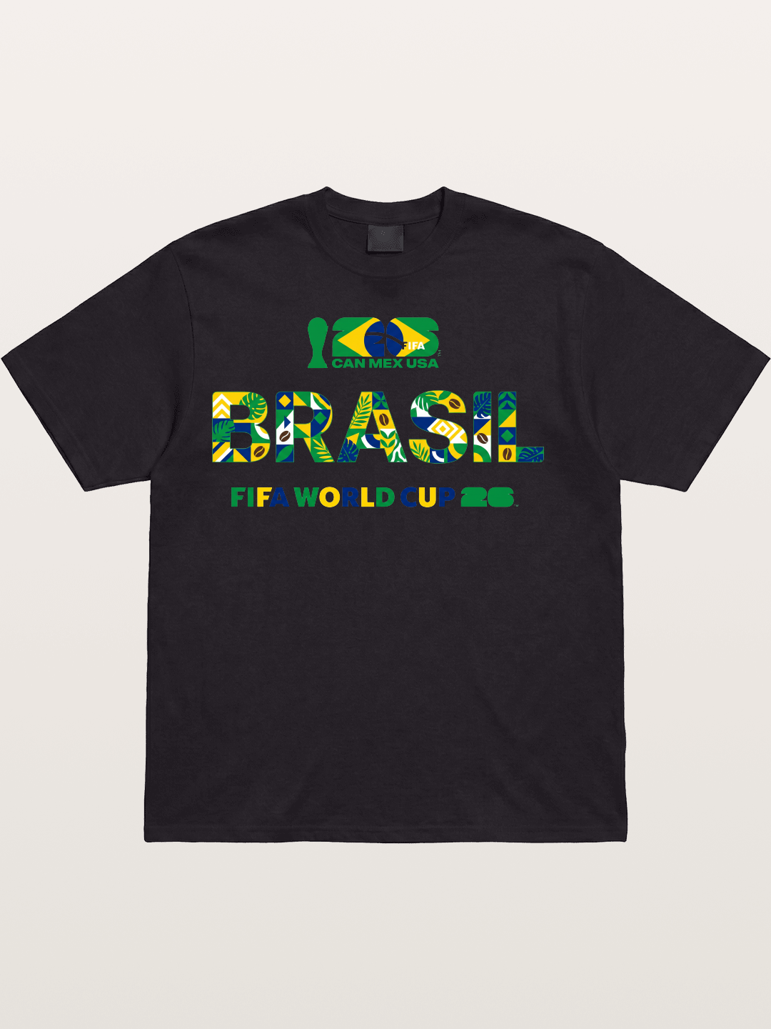 Brasil 2026 Tropical Graphic Cotton T-shirt