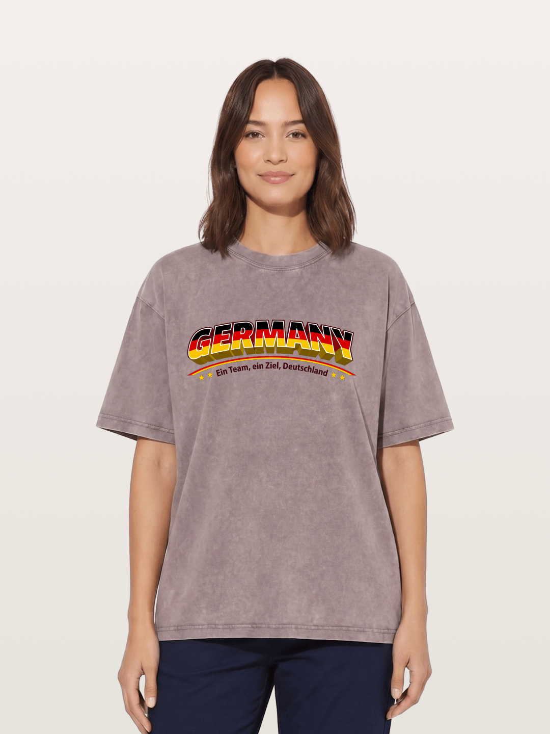 Germany Retro Team Logo WC Washed T-shirt