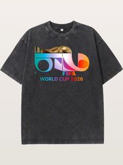 2026 FIFA World Cup Gradient Art Washed T-shirt