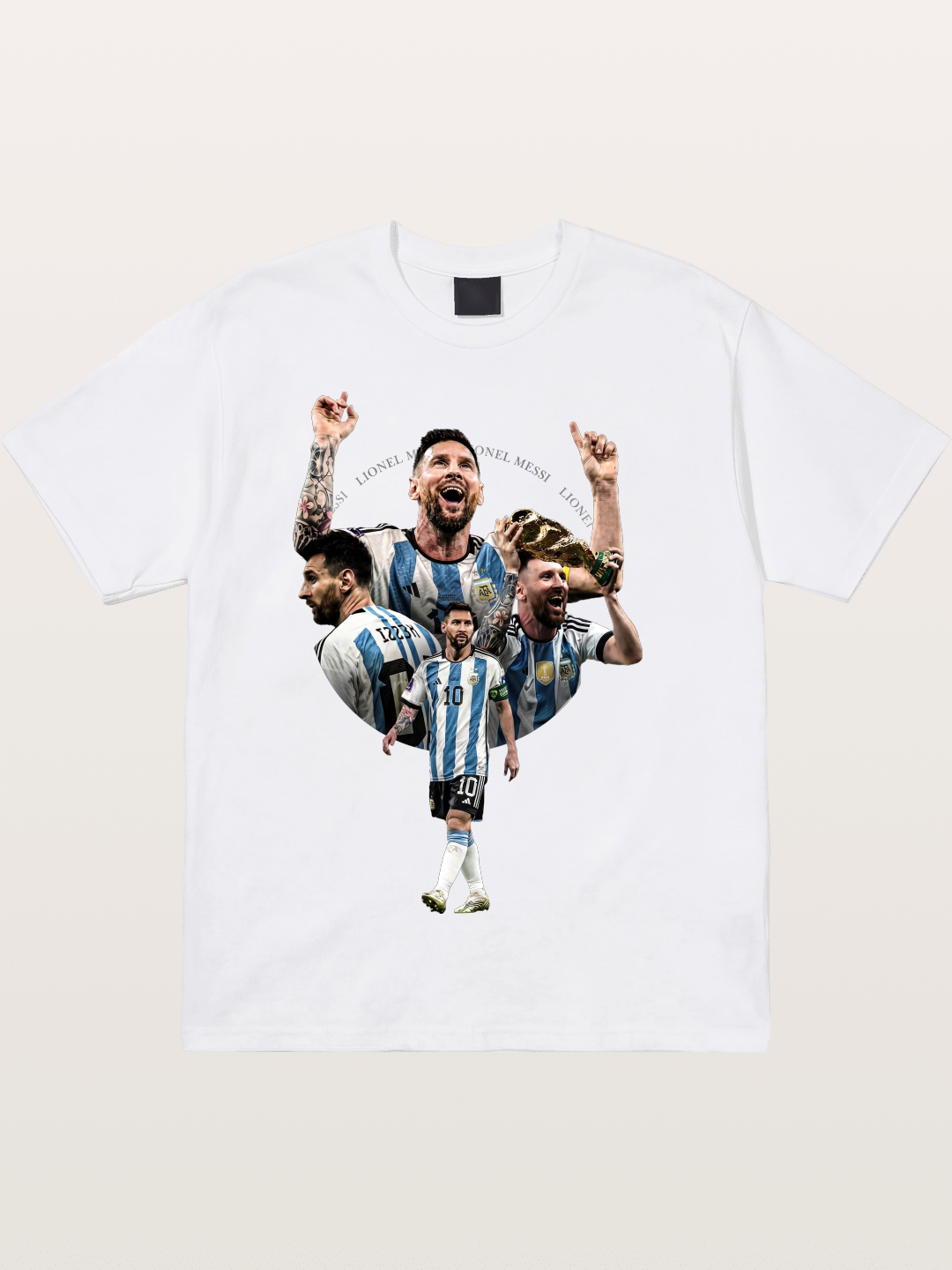 Messi World Champion Montage Cotton T-shirt