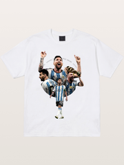 Messi World Champion Montage Cotton T-shirt