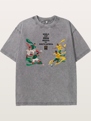 2026 Mexico vs South Africa Washed T-shirt