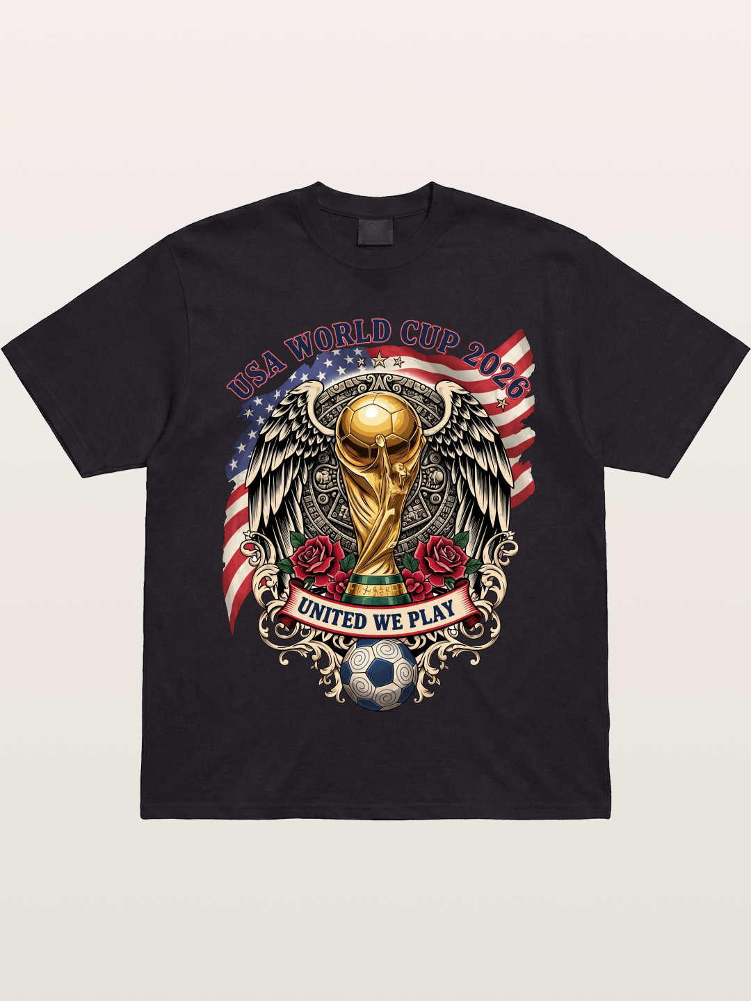 USA 2026 Winged World Cup Trophy Gildan T-shirt