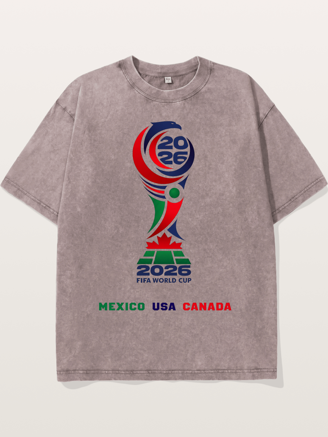 2026 World Cup Logo Art Washed T-shirt