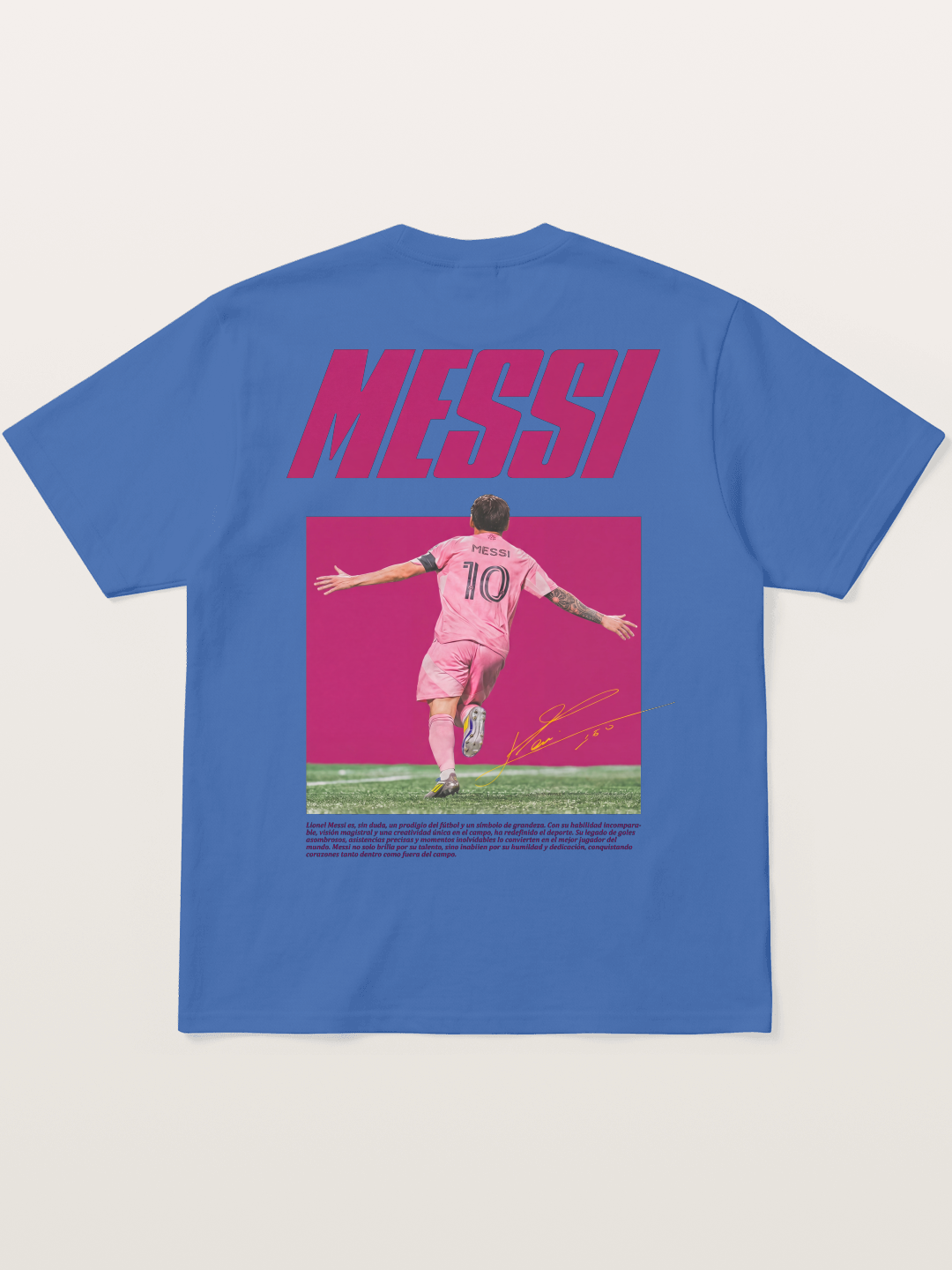 Messi Inter Miami Pink Kit Gildan T-shirt