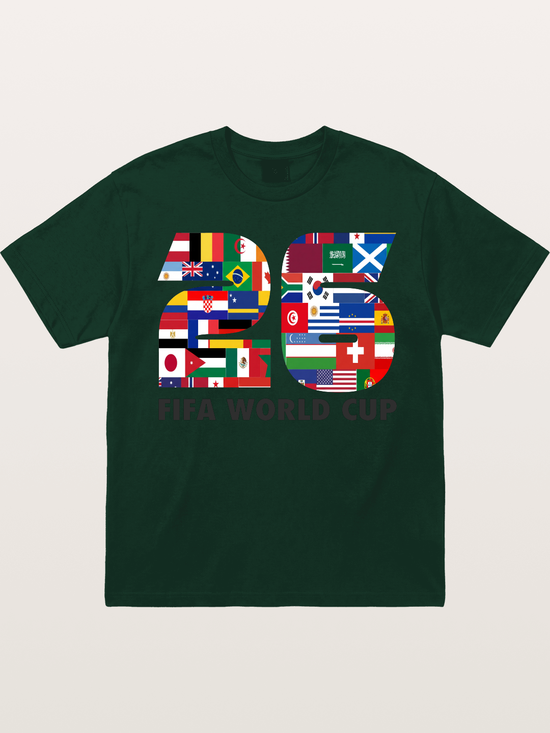2026 World Cup Nations Flags Collage Gildan T-shirt