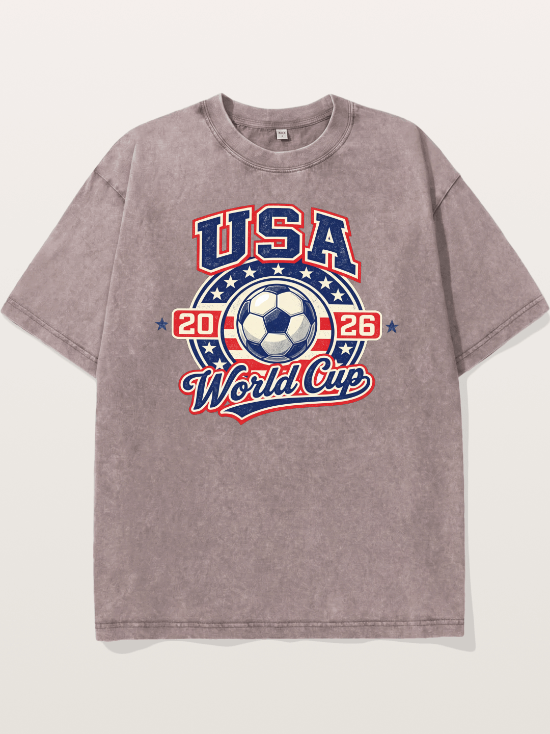 USA World Cup 2026 Retro Badge Washed T-shirt