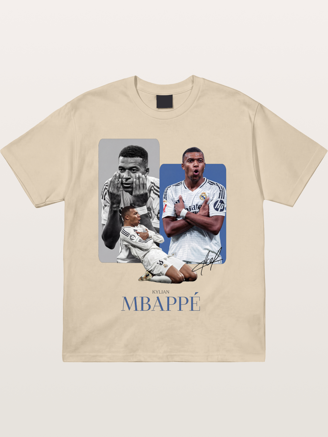 Mbappe Real Madrid Collage Gildan T-shirt