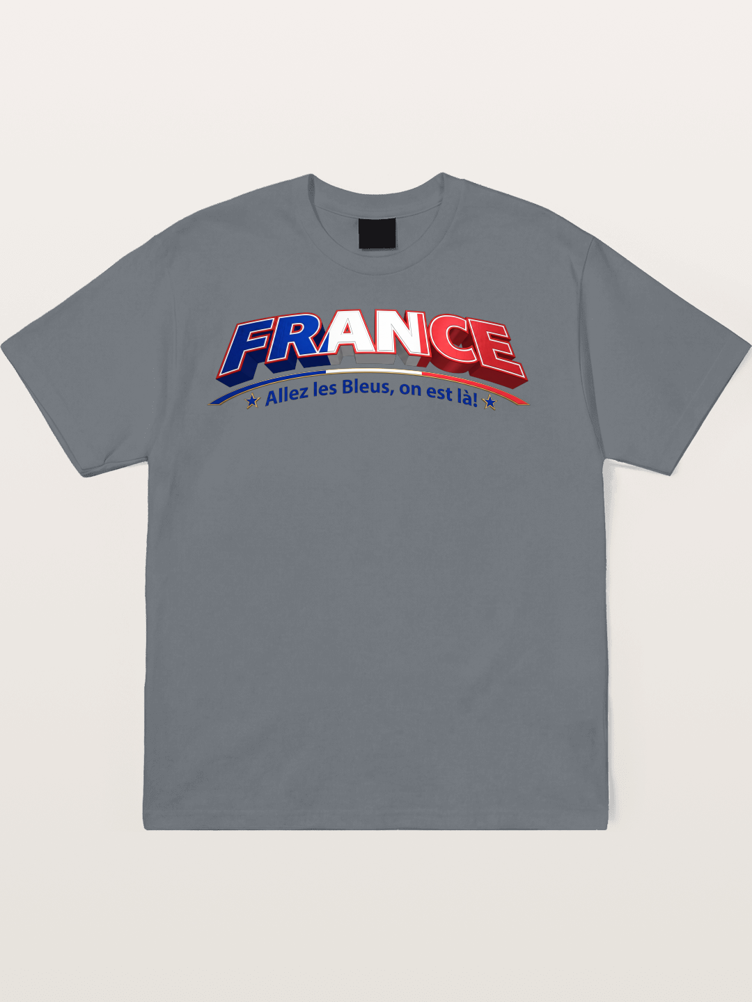 France Retro Team Logo WC Cotton T-shirt