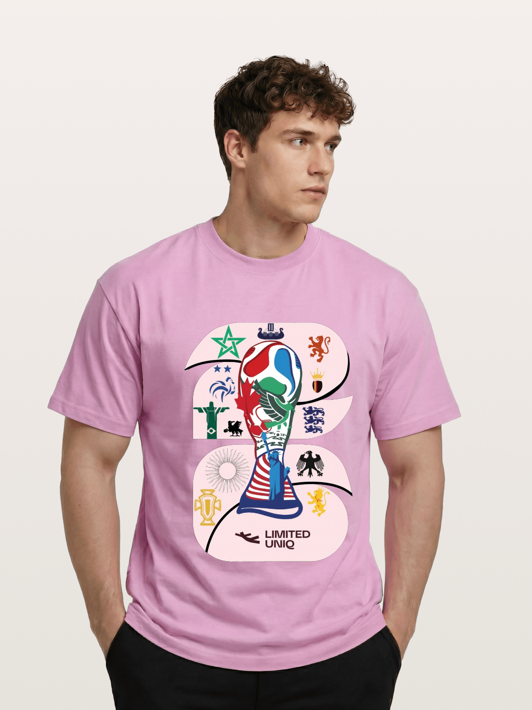2026 World Cup Trophy Collage Gildan T-shirt