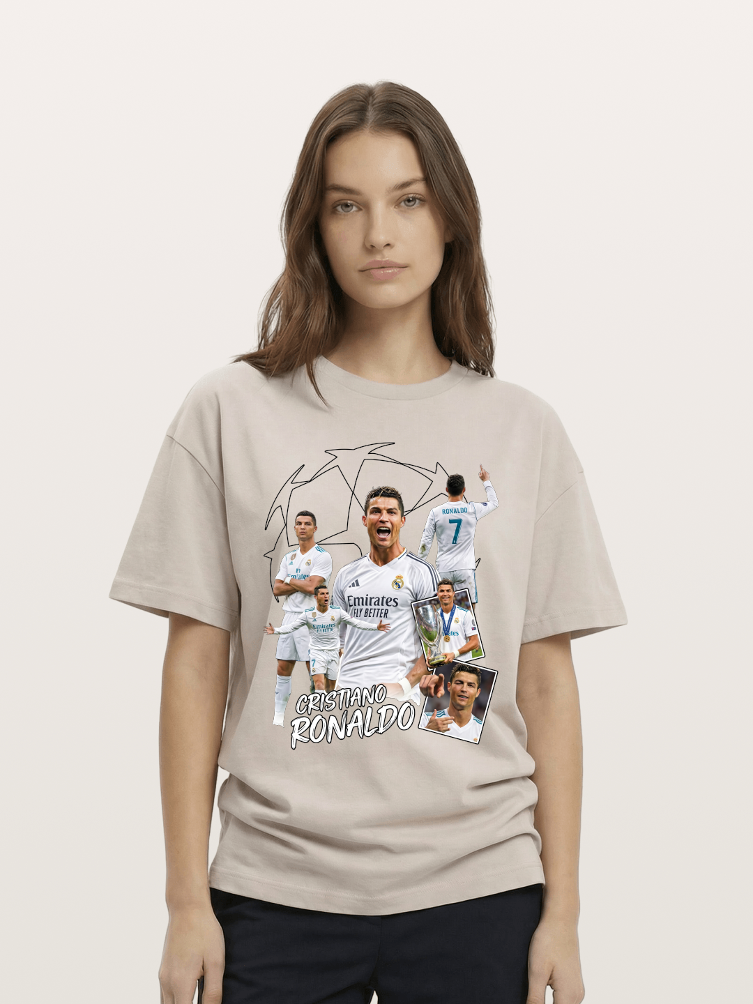 Cristiano Ronaldo Real Madrid Cotton T-shirt