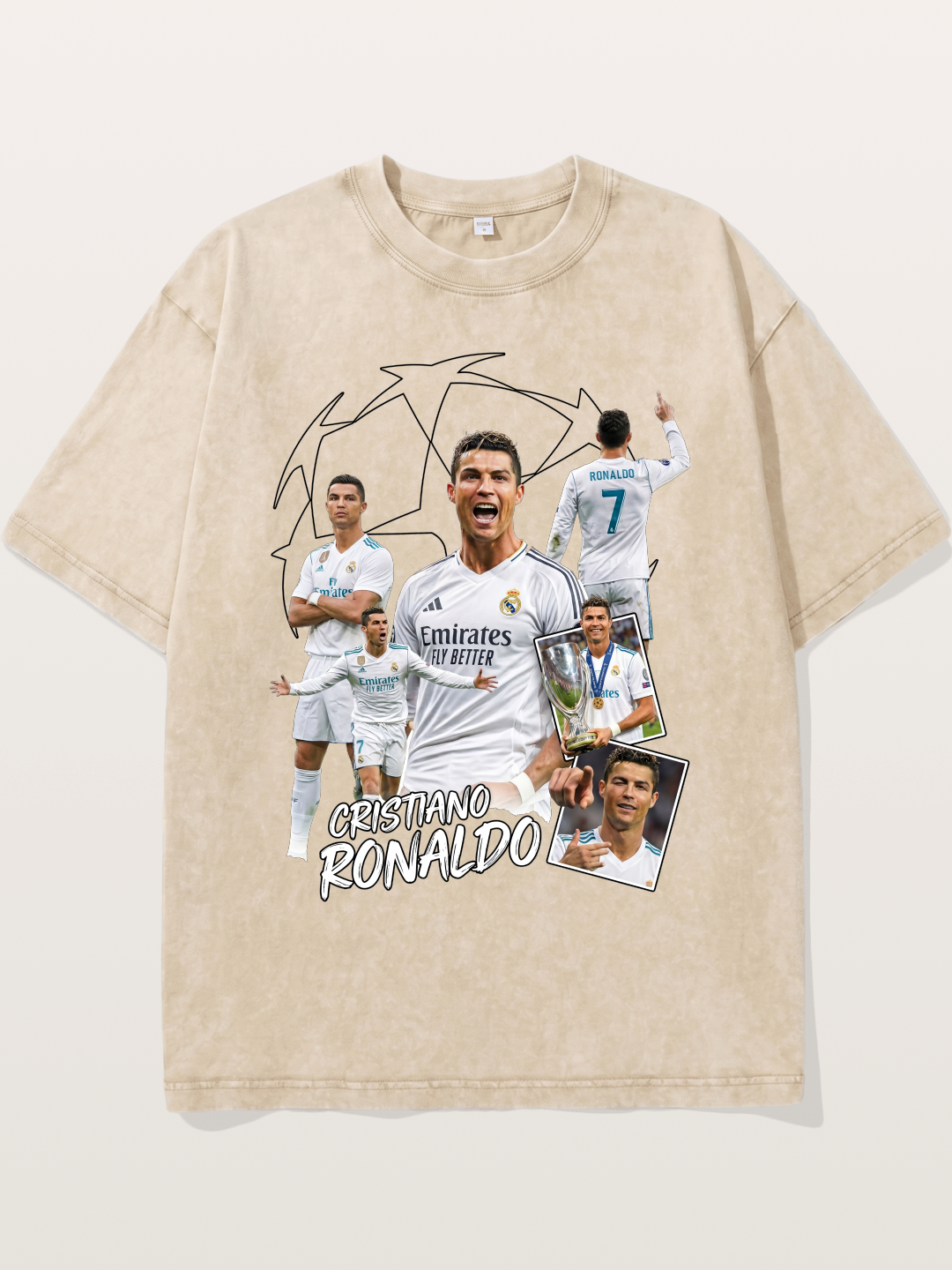 Cristiano Ronaldo Real Madrid Washed T-shirt
