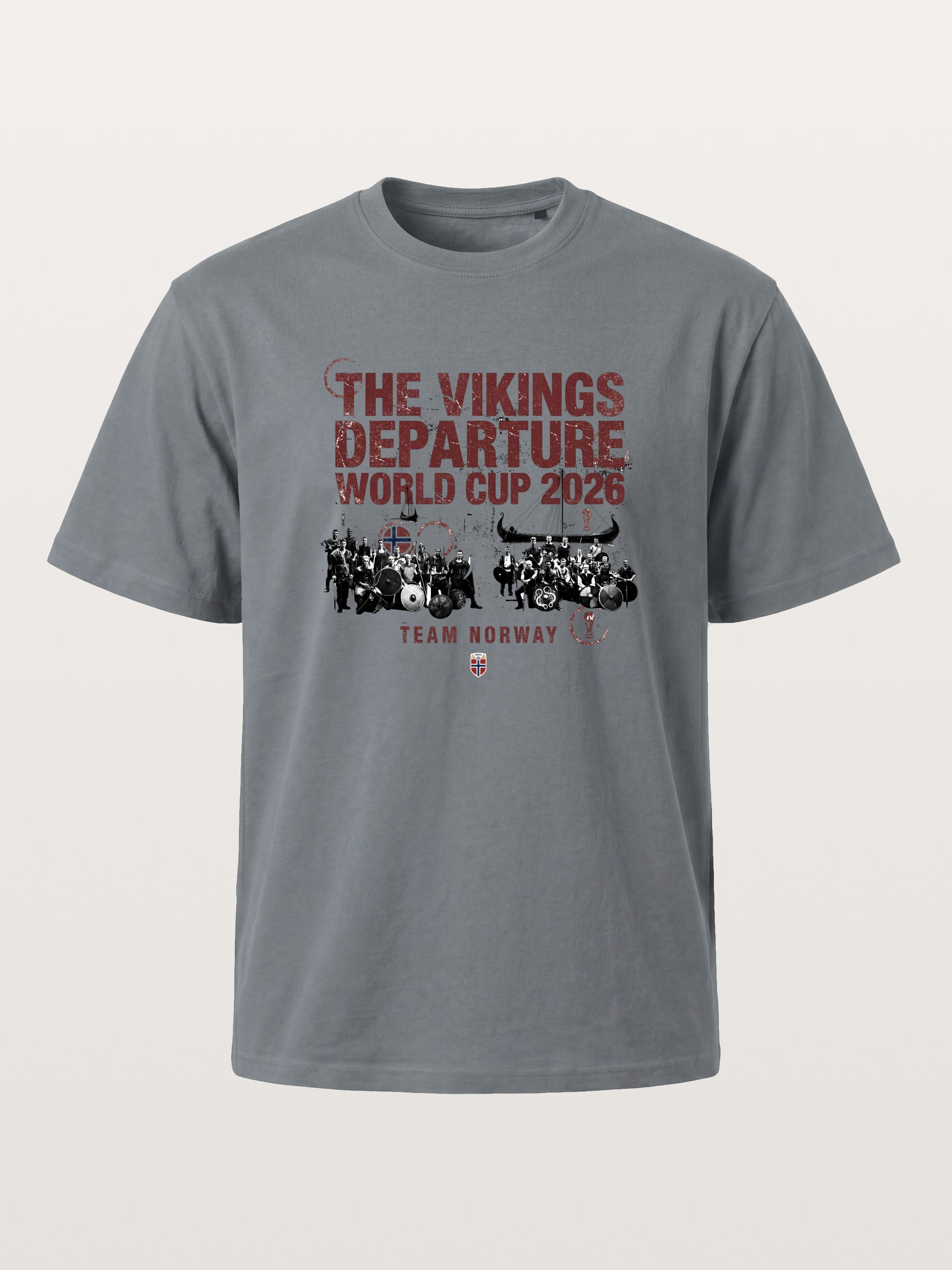 Norway Vikings World Cup Print Cotton T-shirt