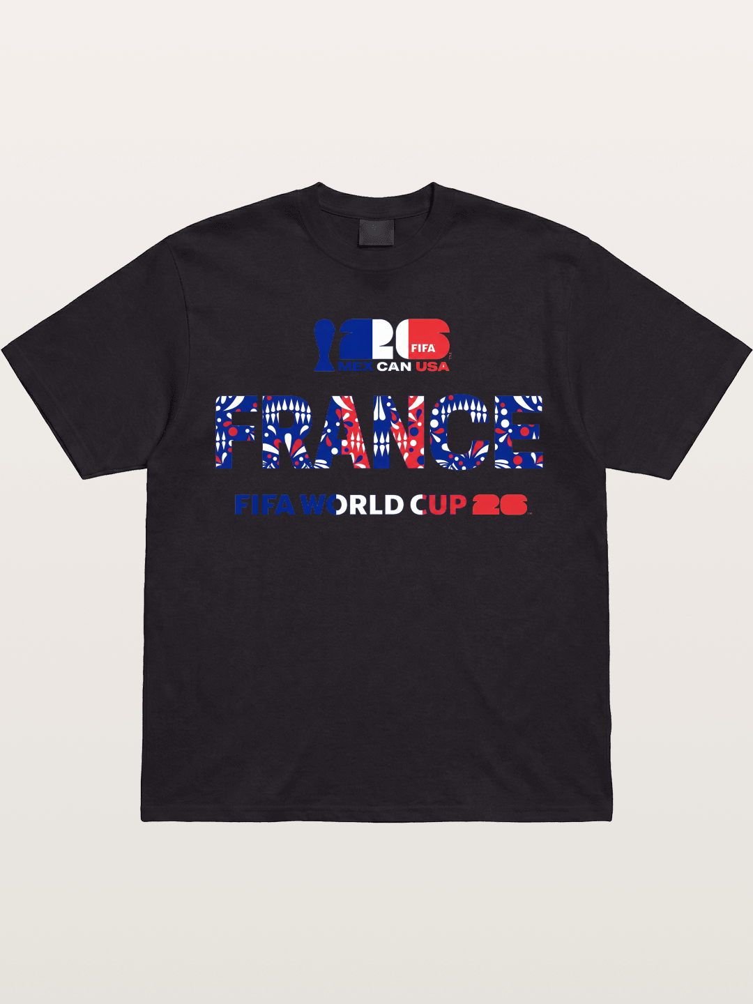 2026 World Cup France Pattern Graphic Gildan T-shirt