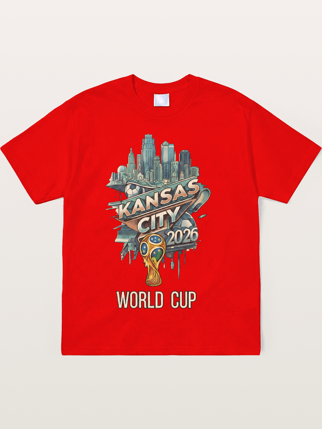 KC World Cup 2026 Emblem Soft-Stay T-shirt