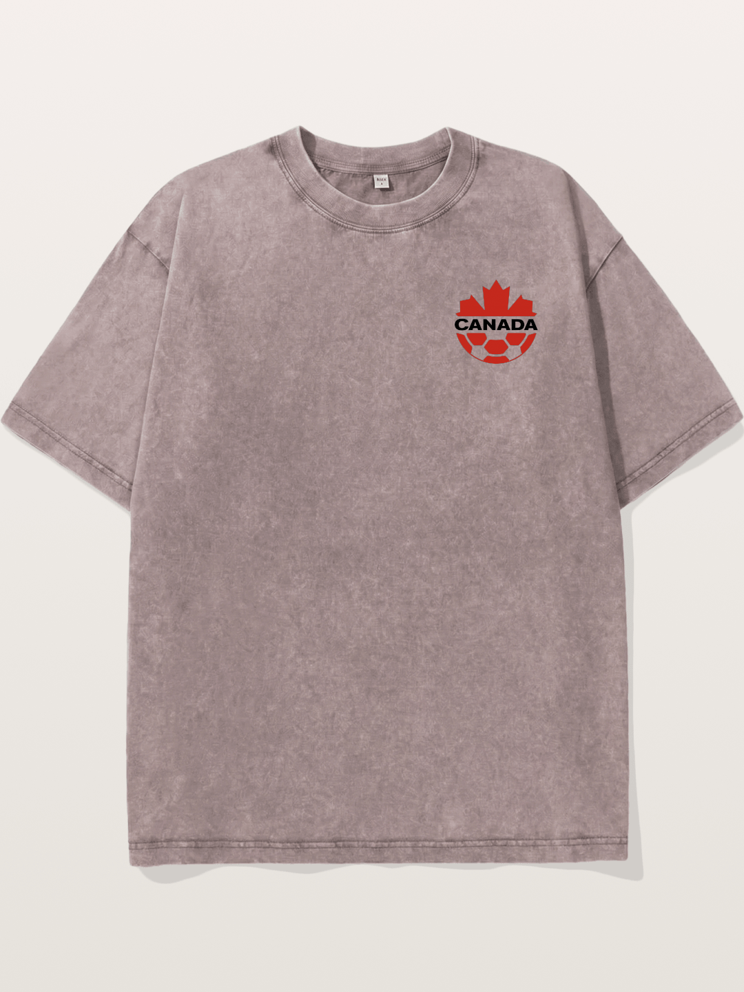 Canada Soccer Maple Leaf Logo Washed T-shirt