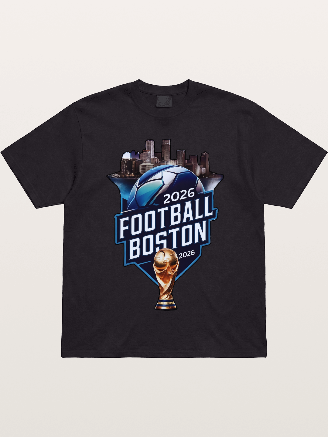 Boston 2026 World Cup City Badge Gildan T-shirt