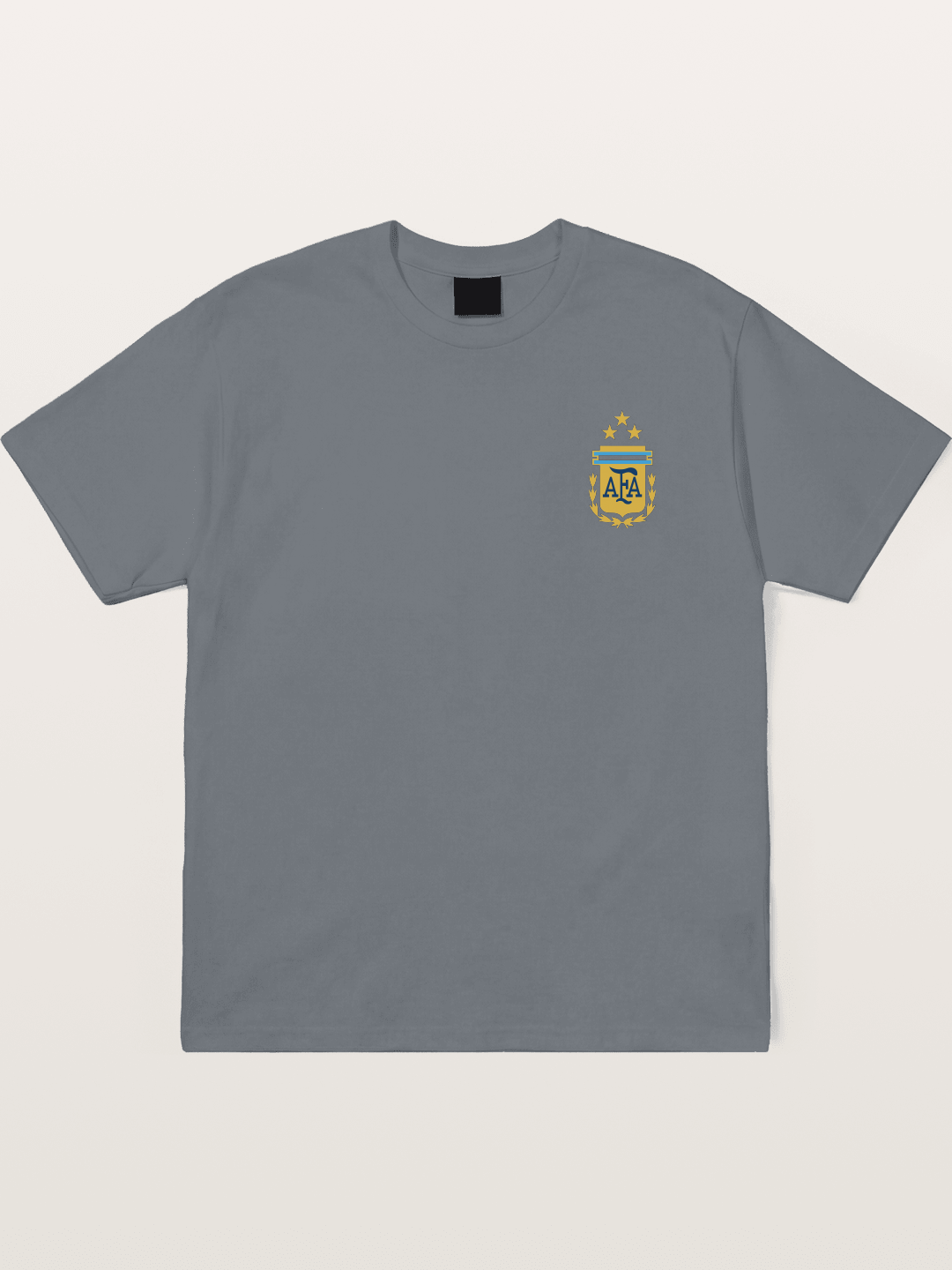 Argentina AFA Three Stars Badge Cotton T-shirt