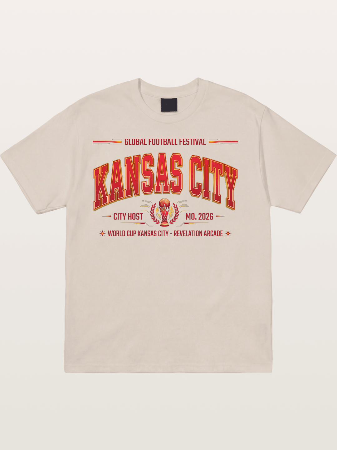 Kansas City 2026 WC Art Cotton T-shirt