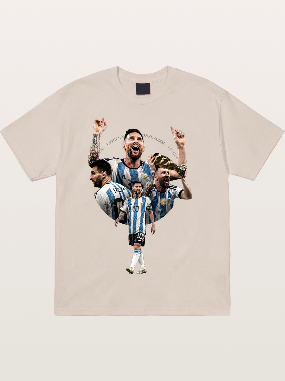 Messi World Champion Montage Cotton T-shirt
