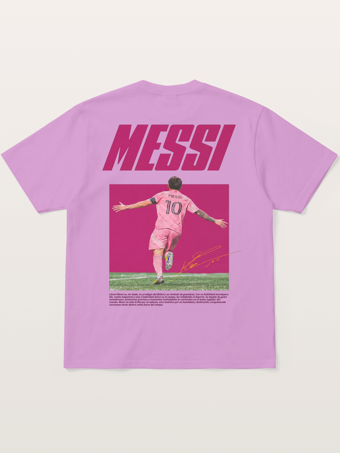 Messi Inter Miami Pink Kit Gildan T-shirt