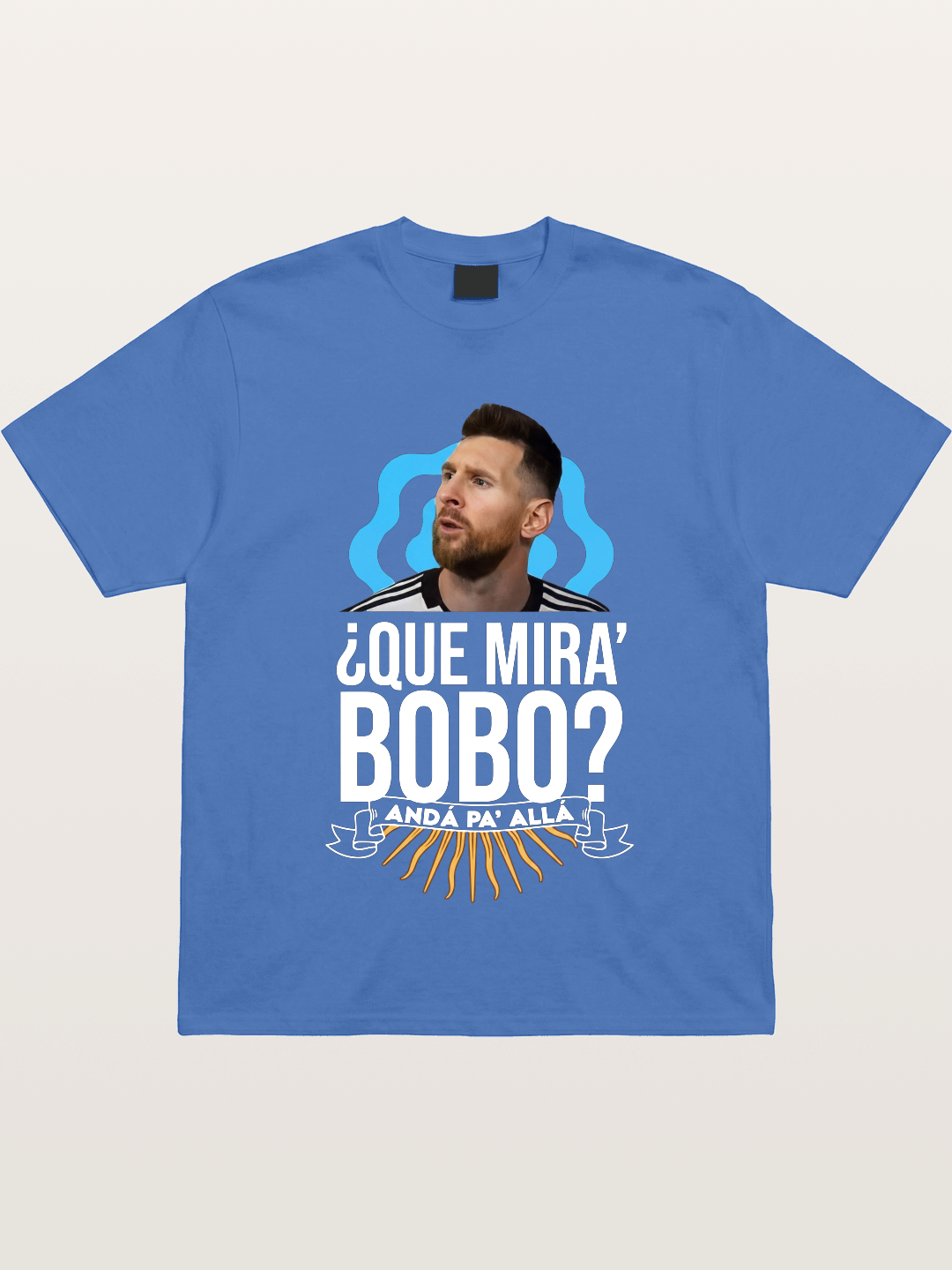 Messi Argentina Sun Design Gildan T-shirt
