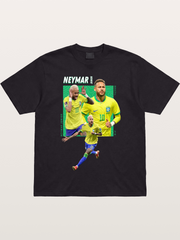 Neymar Collage Brazil Poster Gildan T-shirt