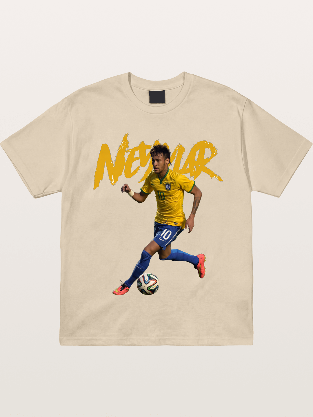Neymar Brazil Brushstroke Art Gildan T-shirt