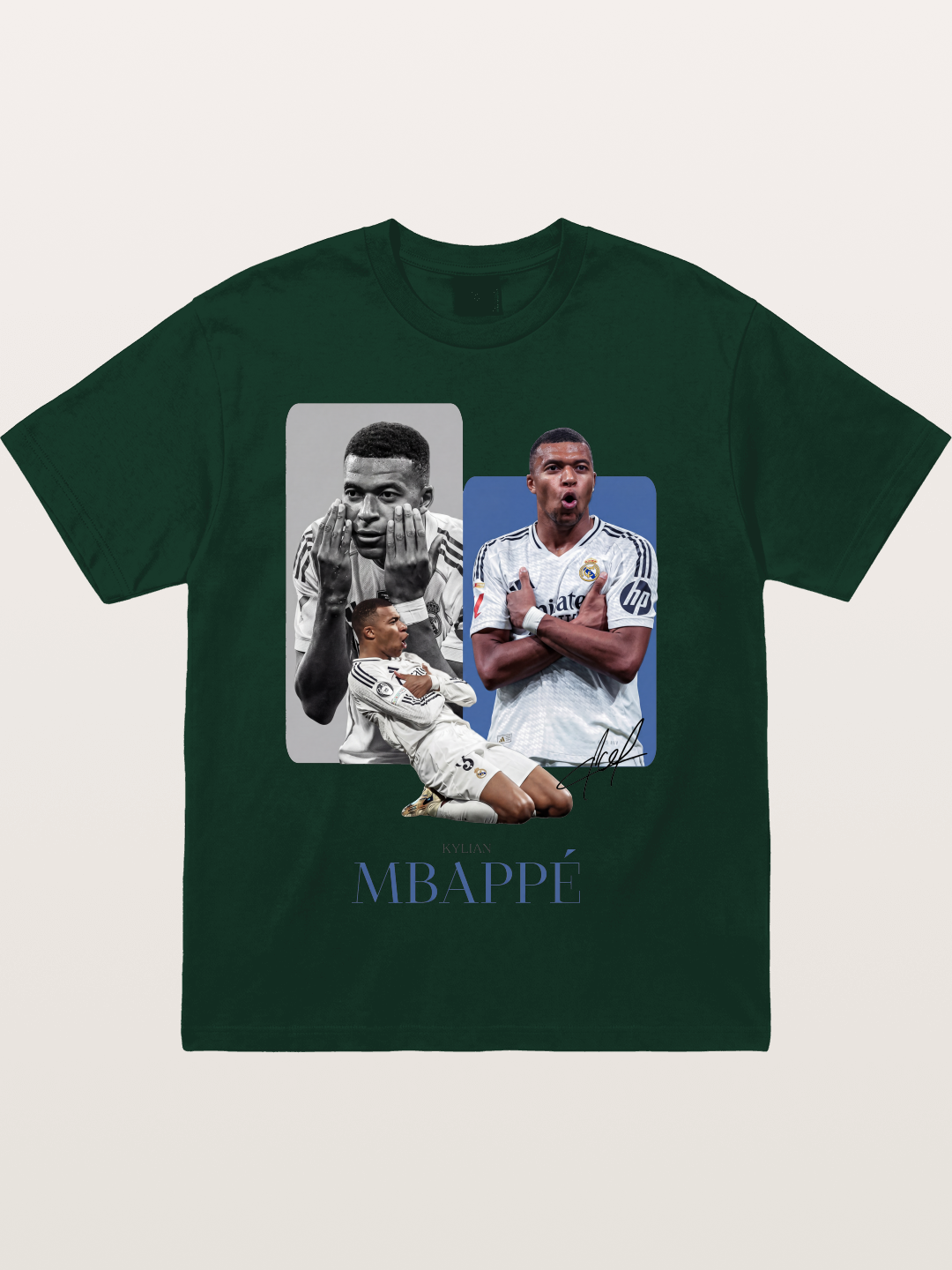 Mbappe Real Madrid Collage Gildan T-shirt