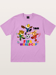 FIFA World Cup Mascots Print Gildan T-shirt