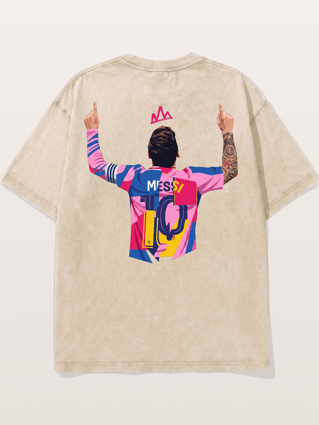 Messi No.10 Washed T-shirt